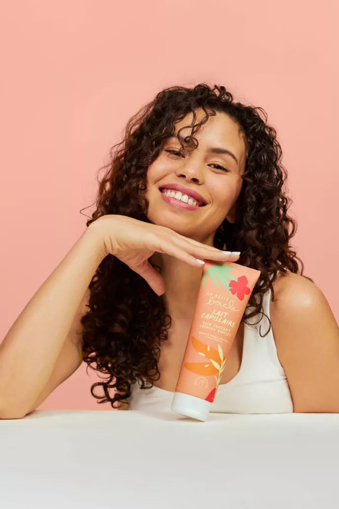 Le soin, posé là · Lait capillaire La Belle Boucle